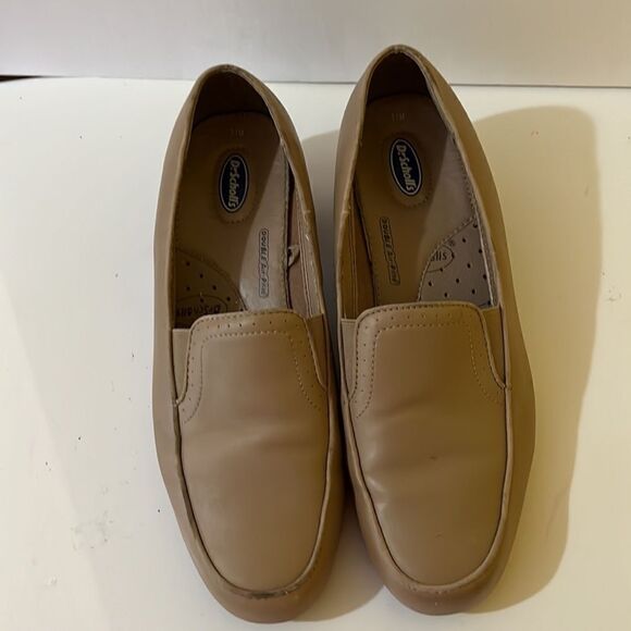 Dr. Scholl’s Tan Leather Double Air-Pillo Loafers Size 11 - Picture 3 of 6